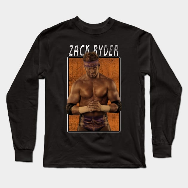 Vintage Zack Ryder Long Sleeve T-Shirt by The Gandol